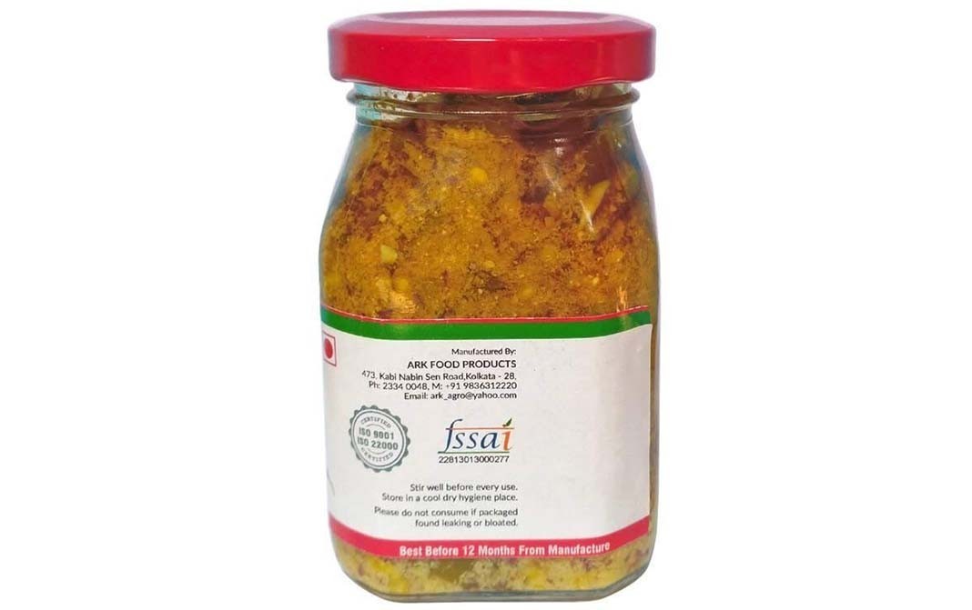 Arko's Chilli Garlic Pickle    Glass Jar  200 grams